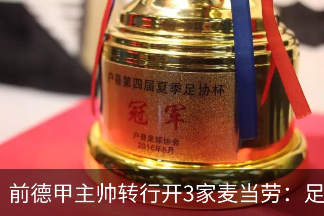 前德甲主帅转行开3家麦当劳：足球已让我提不起劲